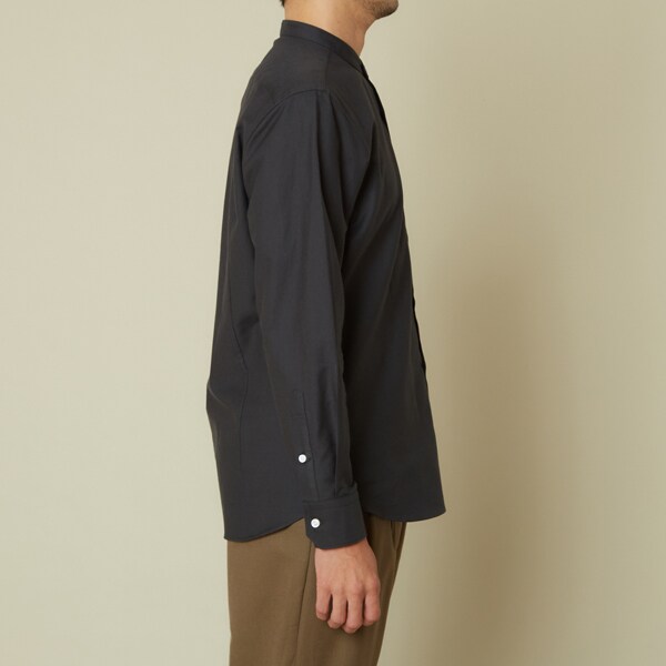 メンズメルローズ/HITOYOSHI Wネーム EYE． D WEARing　グレイッシュヴィンテージシャツ_5
