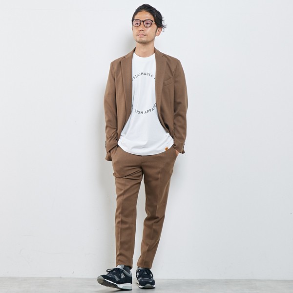 メンズメルローズ（MEN'S MELROSE）/【WEB限定】LANATECウーリーサージ