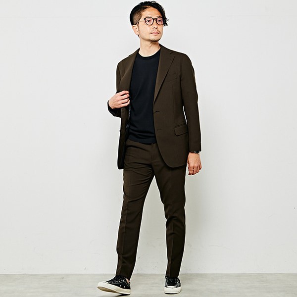 メンズメルローズ（MEN’S MELROSE）/モダーノサッカー/ウォッシャブルスーツ