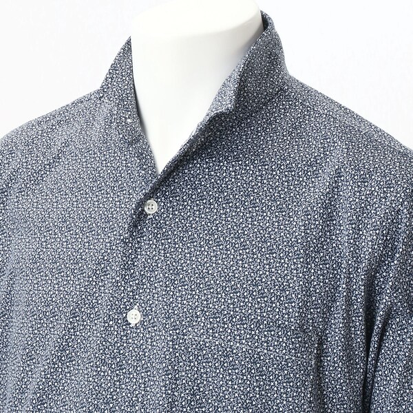 メンズメルローズ（MEN’S MELROSE）/ジャージパターンワンピースカラーシャツ_12