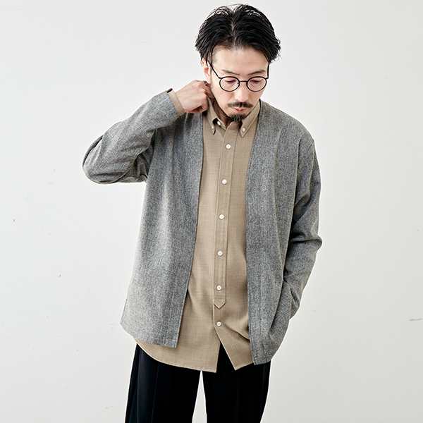 メンズメルローズ（MEN'S MELROSE）/ツィーディエステルボタンレス