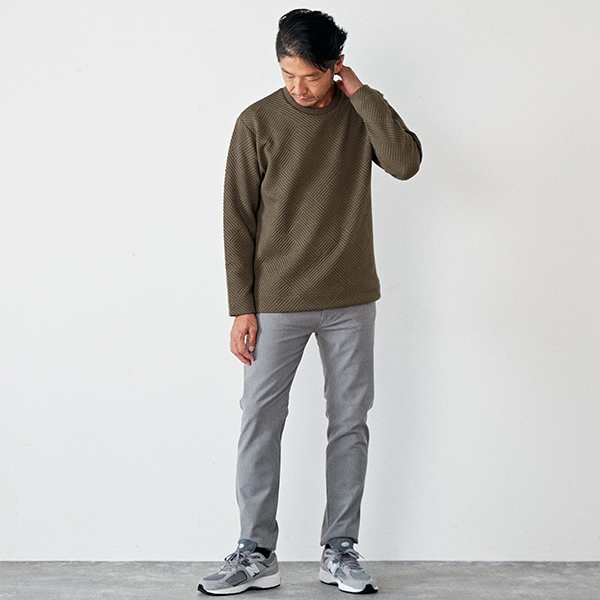 メンズメルローズ（MEN'S MELROSE）/ブリスタージャガードロング