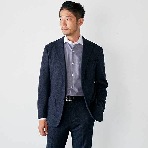 メンズメルローズ（MEN’S MELROSE）/ムリネジャージツイルセットアップジャケット_1