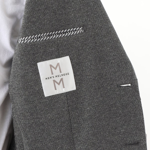 メンズメルローズ（MEN’S MELROSE）/ムリネジャージツイルセットアップジャケット_17