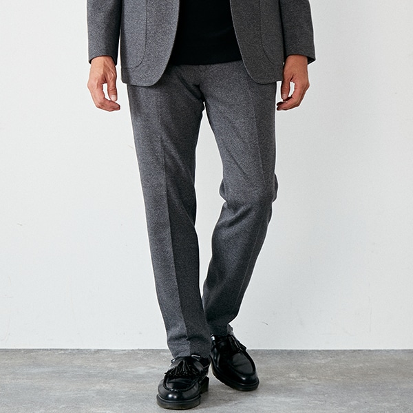 MEN'S MELROSEのセットアップスーツ ウーリーレノクロスコンフォート