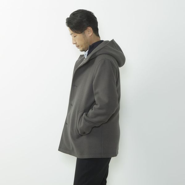 メンズメルローズ（MEN'S MELROSE）/ジャージーメルトンフーデッド