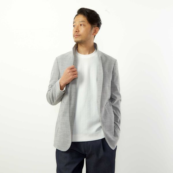 メンズメルローズ（MEN'S MELROSE）/TRブッチャースタンドカラー