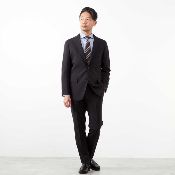 メンズメルローズ（MEN’S MELROSE）/マットソリッド/ウォッシャブルスーツ