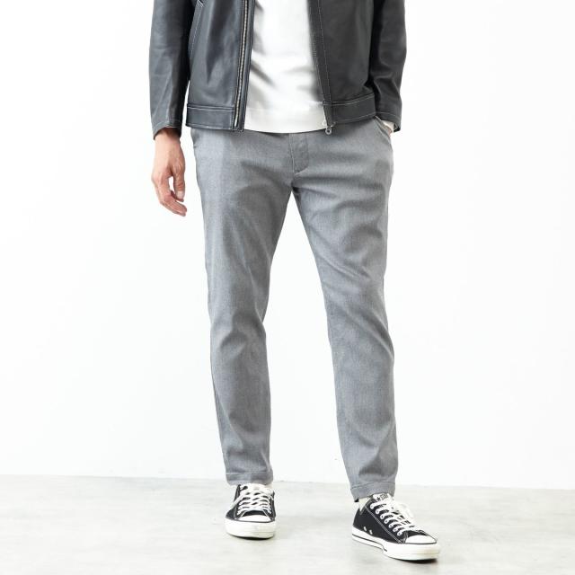 メンズメルローズ（MEN’S MELROSE）/《WEB限定》ハイストレッチジャストレングスストロングテーパードパンツ