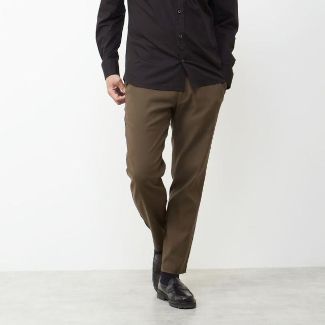メンズメルローズ（MEN’S MELROSE）/《WEB限定》ハイストレッチジャストレングスストロングテーパードパンツ
