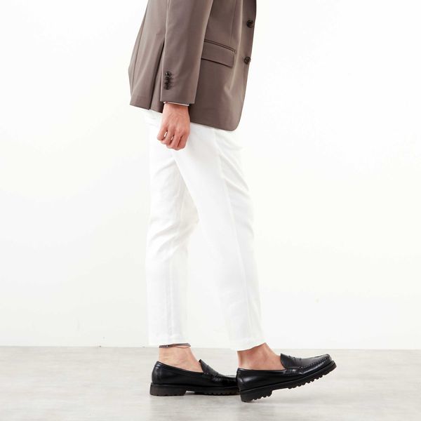 メンズメルローズ（MEN’S MELROSE）/《WEB限定》ハイストレッチジャストレングスストロングテーパードパンツ