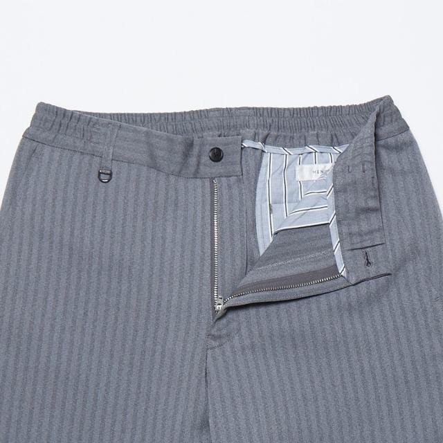 メンズメルローズ（MEN’S MELROSE）/《WEB限定》ストレッチヘリンボーンスリムテーパードパンツ