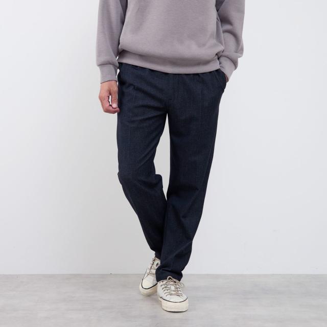 メンズメルローズ（MEN’S MELROSE）/《WEB限定》ハイストレッチツイルリラックステーパードパンツ