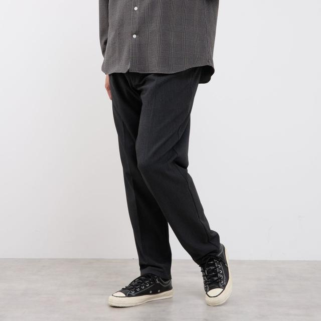 メンズメルローズ（MEN’S MELROSE）/《WEB限定》ハイストレッチツイルリラックステーパードパンツ