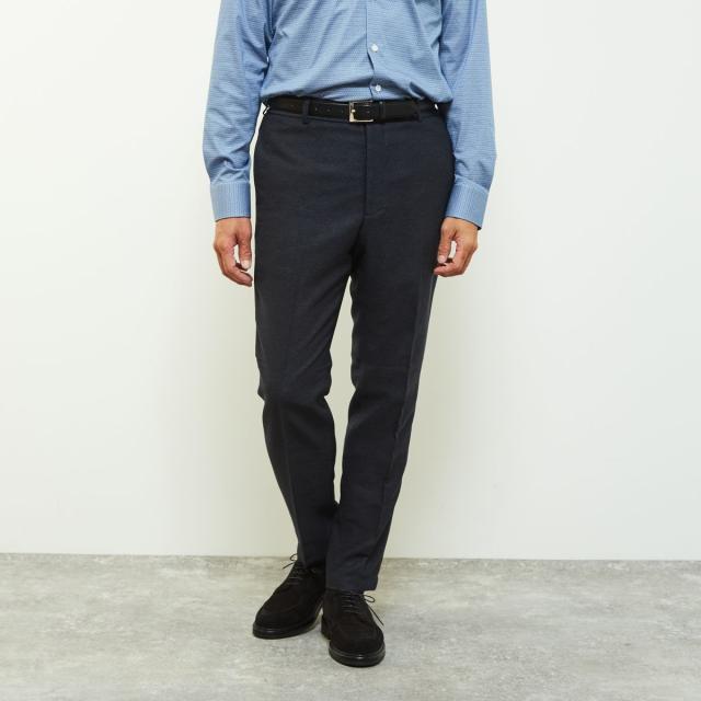 メンズメルローズ（MEN’S MELROSE）/ウーリーレノクロスコンフォートパンツ(セットアップ可)_1