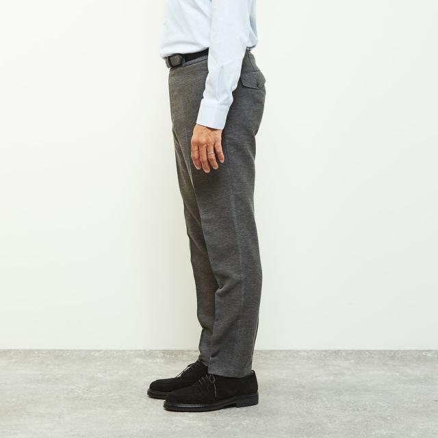 メンズメルローズ（MEN’S MELROSE）/ウーリーレノクロスコンフォートパンツ(セットアップ可)_2
