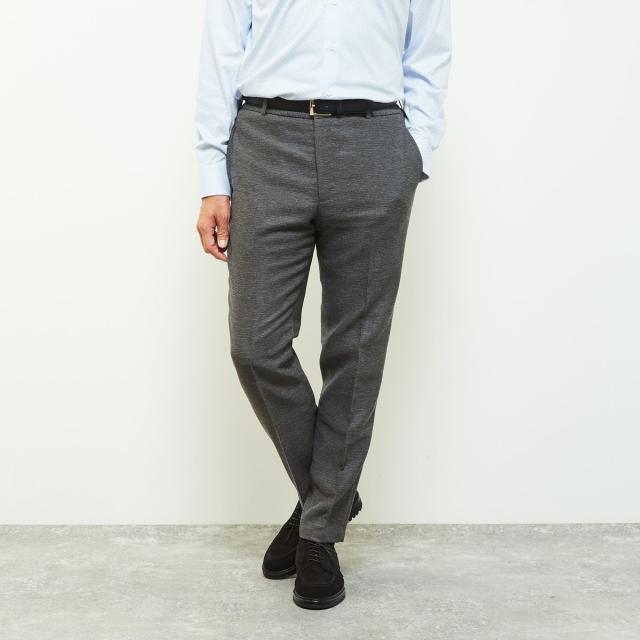 メンズメルローズ（MEN’S MELROSE）/ウーリーレノクロスコンフォートパンツ(セットアップ可)_13