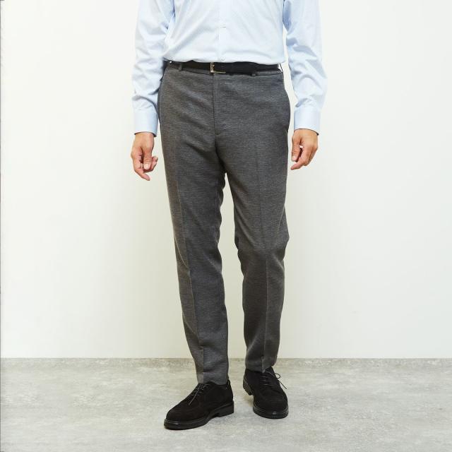 メンズメルローズ（MEN’S MELROSE）/ウーリーレノクロスコンフォートパンツ(セットアップ可)_14