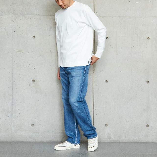 メンズメルローズ（MEN’S MELROSE）/《別注》【yanuk/ヤヌーク】BEN クラシックストレートデニムパンツ