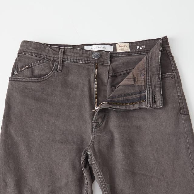 メンズメルローズ（MEN’S MELROSE）/《別注》【yanuk/ヤヌーク】BEN クラシックストレートデニムパンツ