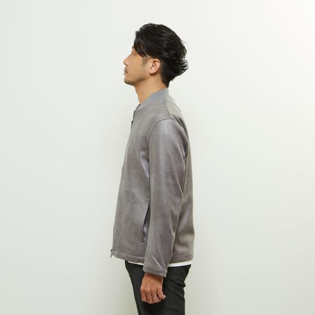 メンズメルローズ（MEN’S MELROSE）/ダンボールレザーミニマムMA−1_4
