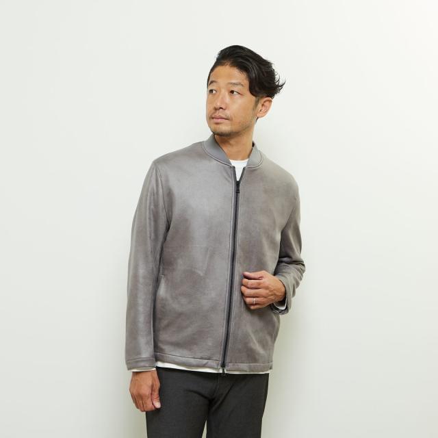 メンズメルローズ（MEN’S MELROSE）/ダンボールレザーミニマムMA−1_7