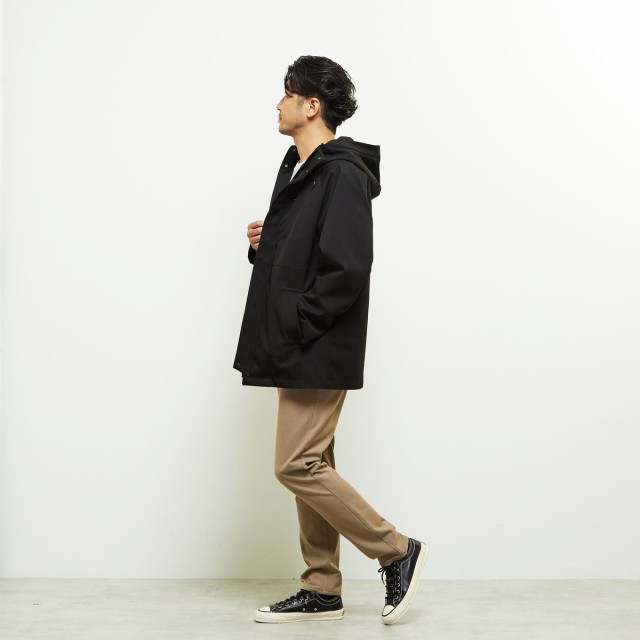 【NEW】メンズメルローズ（MEN’S MELROSE）/ソフトサーモシャンブレースリムテーパード5ポケットパンツ