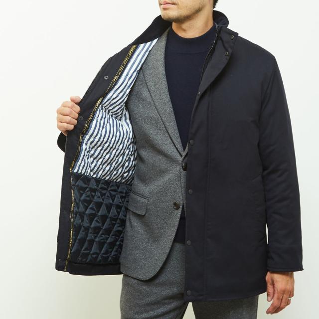 メンズメルローズ（MEN’S MELROSE）/《限定展開》コーデュラサキソニースタンドハンティングジャケット