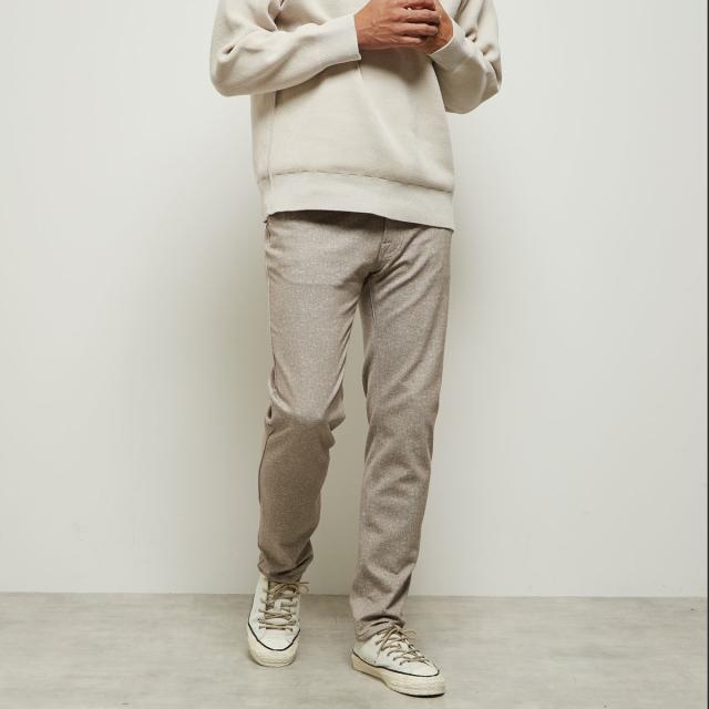 メンズメルローズ（MEN’S MELROSE）/プリントテックジャージスリムテーパード5ポケットパンツ(セットアップ可)