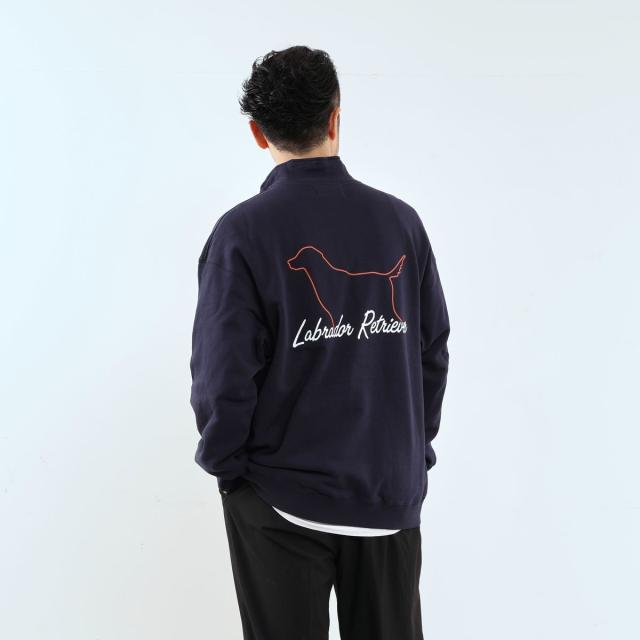 メンズメルローズ（MEN’S MELROSE）/《別注》【MASTER FRAME】Labrador Retriever スタンドハーフジップの通販は 8,415円