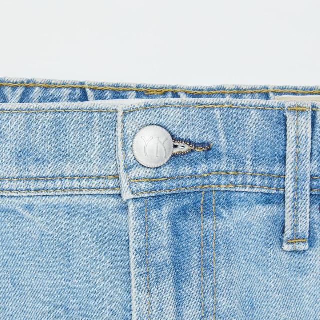 メンズメルローズ（MEN’S MELROSE）/《別注》【YANUK/ヤヌーク】Roomy ワイドストレートデニム