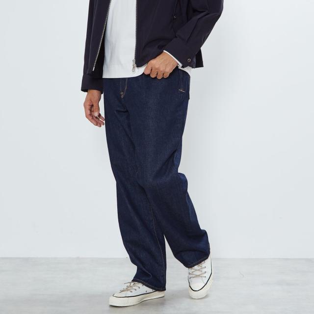 メンズメルローズ（MEN’S MELROSE）/《別注》【YANUK/ヤヌーク】Roomy ワイドストレートデニム