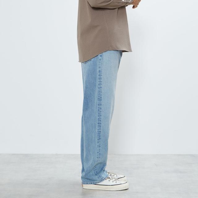 メンズメルローズ（MEN’S MELROSE）/《別注》【YANUK/ヤヌーク】Roomy ワイドストレートデニム