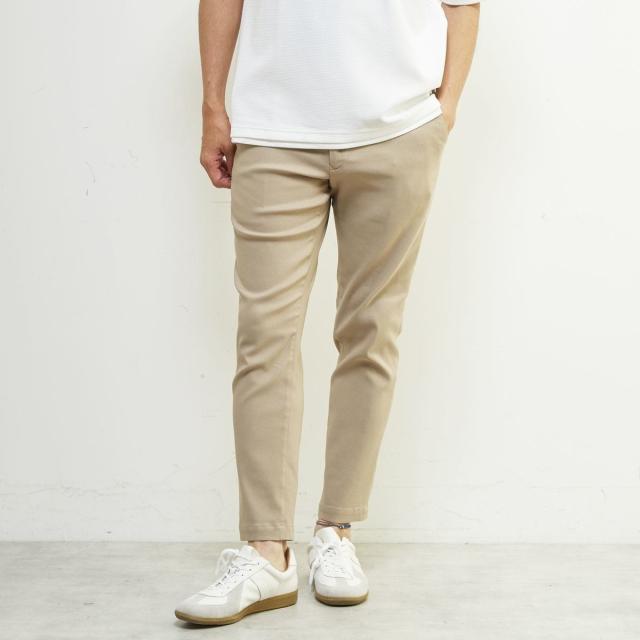 メンズメルローズ（MEN’S MELROSE）/《WEB限定》【全6サイズ×7色展開】ハイストレッチアンクルテーパードパンツ