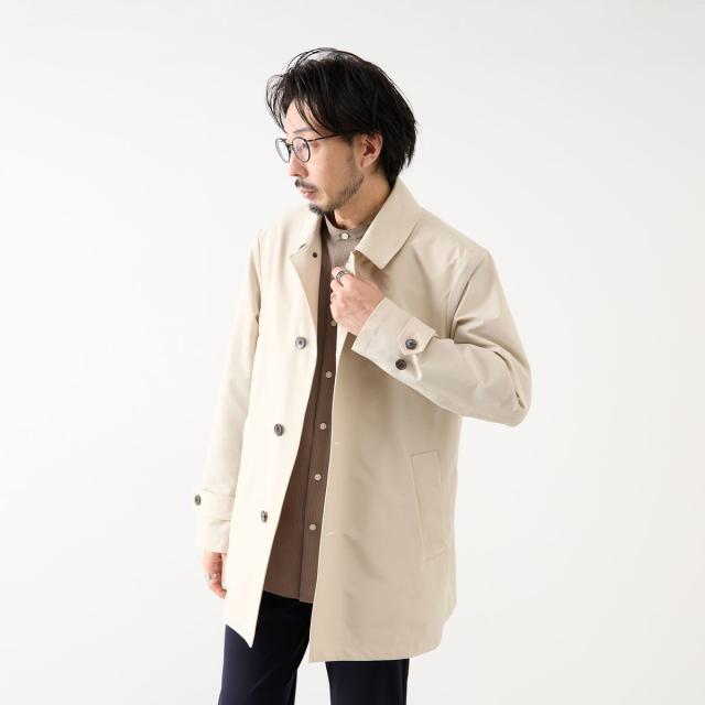 メンズメルローズ（MEN’S MELROSE）/《WEB限定》4WAYクロスバルカラースプリングコート/撥水/ 軽量/ストレッチ/イージーケア