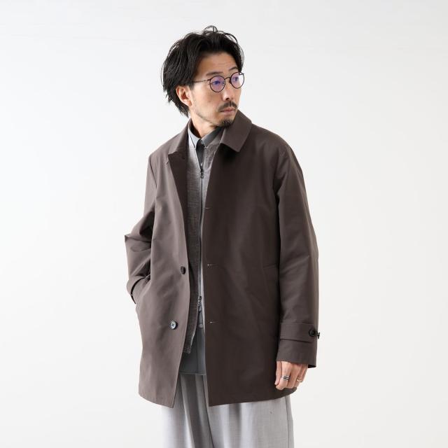 メンズメルローズ（MEN’S MELROSE）/《WEB限定》4WAYクロスバルカラースプリングコート/撥水/ 軽量/ストレッチ/イージーケア