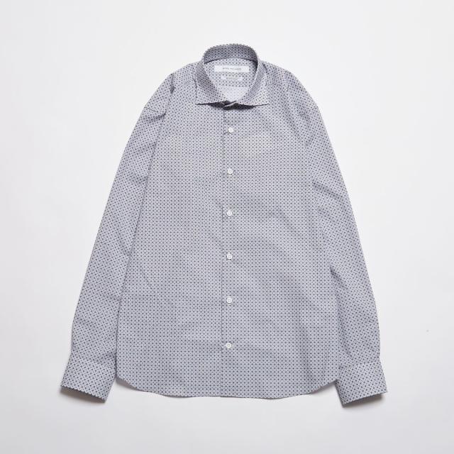 メンズメルローズ（MEN’S MELROSE）/HITOYOSHIダブルネーム ｜ ヴィンテージパターンワイドカラーシャツ_11