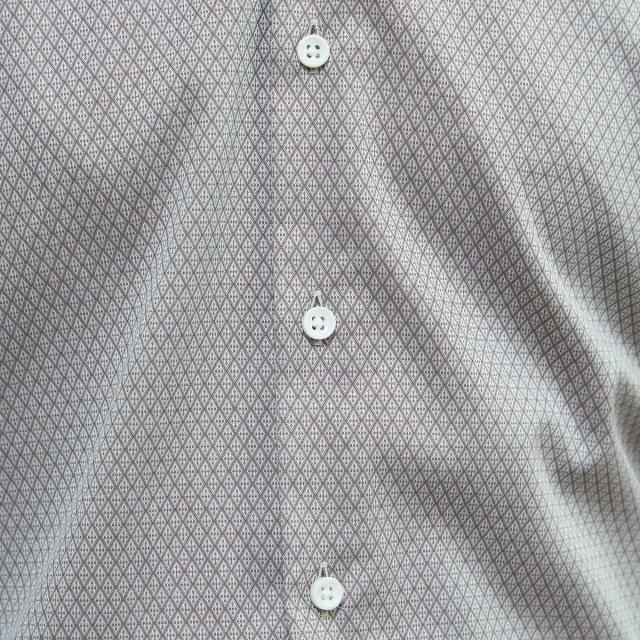 メンズメルローズ（MEN’S MELROSE）/HITOYOSHIダブルネーム ｜ ヴィンテージパターンワイドカラーシャツ_7