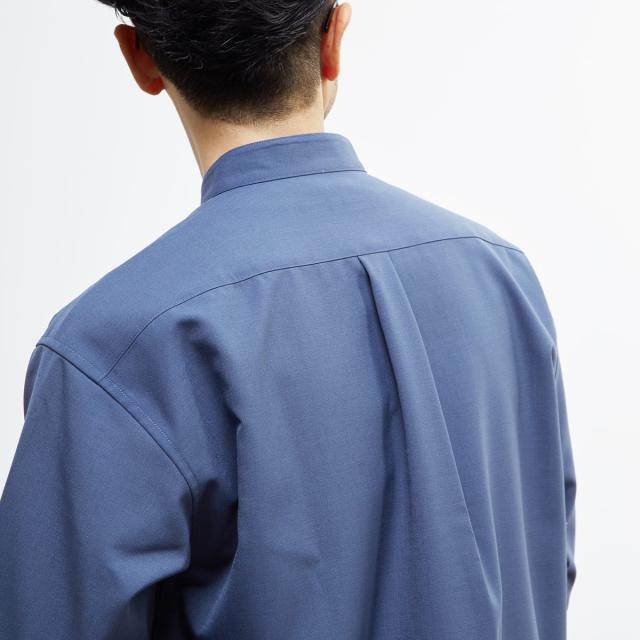 メンズメルローズ（MEN’S MELROSE）/TWトロピカルスタンドカラーオーバーシャツ_9