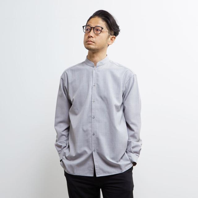 メンズメルローズ（MEN’S MELROSE）/TWトロピカルスタンドカラーオーバーシャツ_17