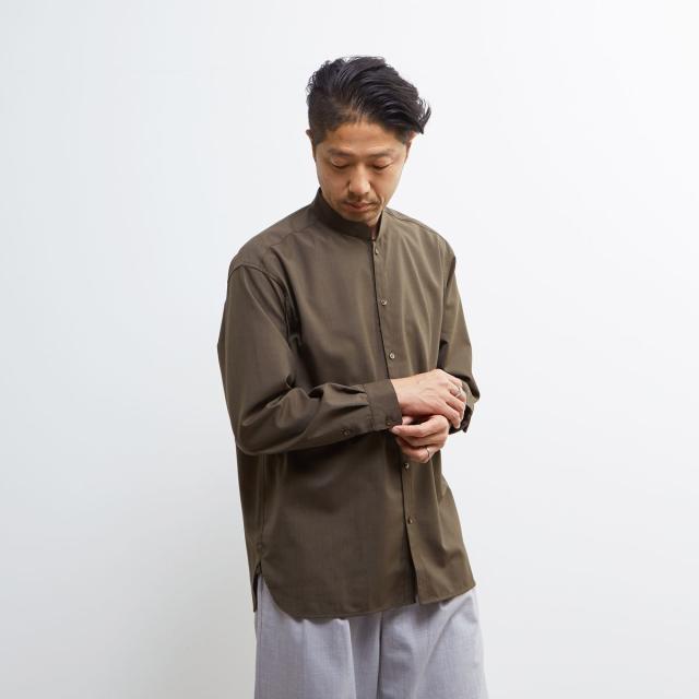 メンズメルローズ（MEN’S MELROSE）/TWトロピカルスタンドカラーオーバーシャツ_2