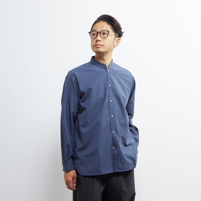 メンズメルローズ（MEN’S MELROSE）/TWトロピカルスタンドカラーオーバーシャツ_3