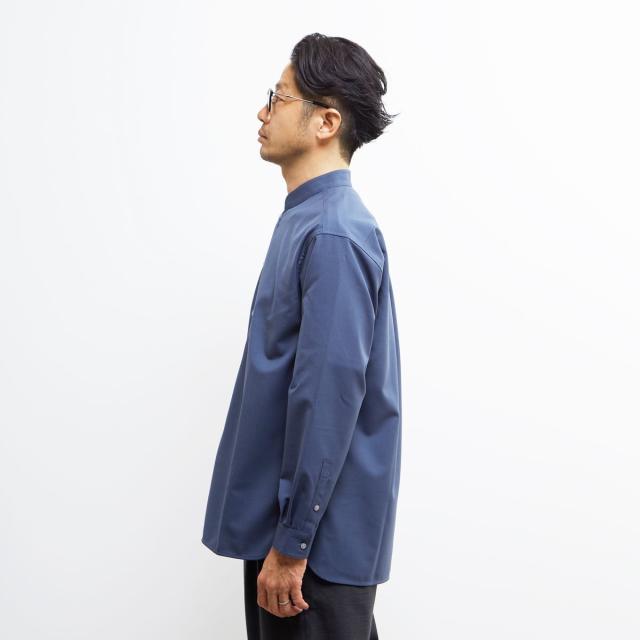 メンズメルローズ（MEN’S MELROSE）/TWトロピカルスタンドカラーオーバーシャツ_4