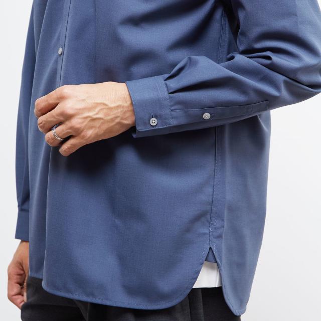メンズメルローズ（MEN’S MELROSE）/TWトロピカルスタンドカラーオーバーシャツ_8