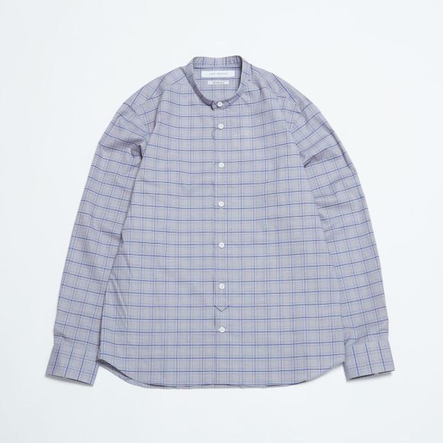 メンズメルローズ（MEN’S MELROSE）/HITOYOSHIダブルネーム ｜ クラシカルパターンバンドカラーシャツ_9