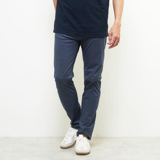 メンズメルローズ（MEN’S MELROSE）/ドットジャージープリントツイル スリムテーパード5ポケットパンツ