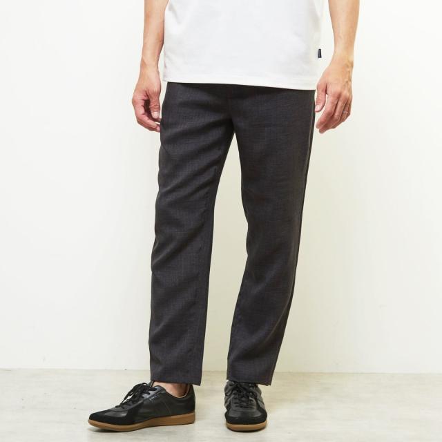 メンズメルローズ（MEN’S MELROSE）/【MASTER FRAME/マスターフレーム】リネンキャンバス1Pイージーパンツ