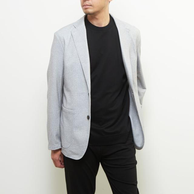 メンズメルローズ（MEN’S MELROSE）/プリントテックトリコットメッシュジャケット_11