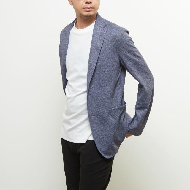 メンズメルローズ（MEN’S MELROSE）/プリントテックトリコットメッシュジャケット_15