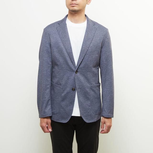 メンズメルローズ（MEN’S MELROSE）/プリントテックトリコットメッシュジャケット_3